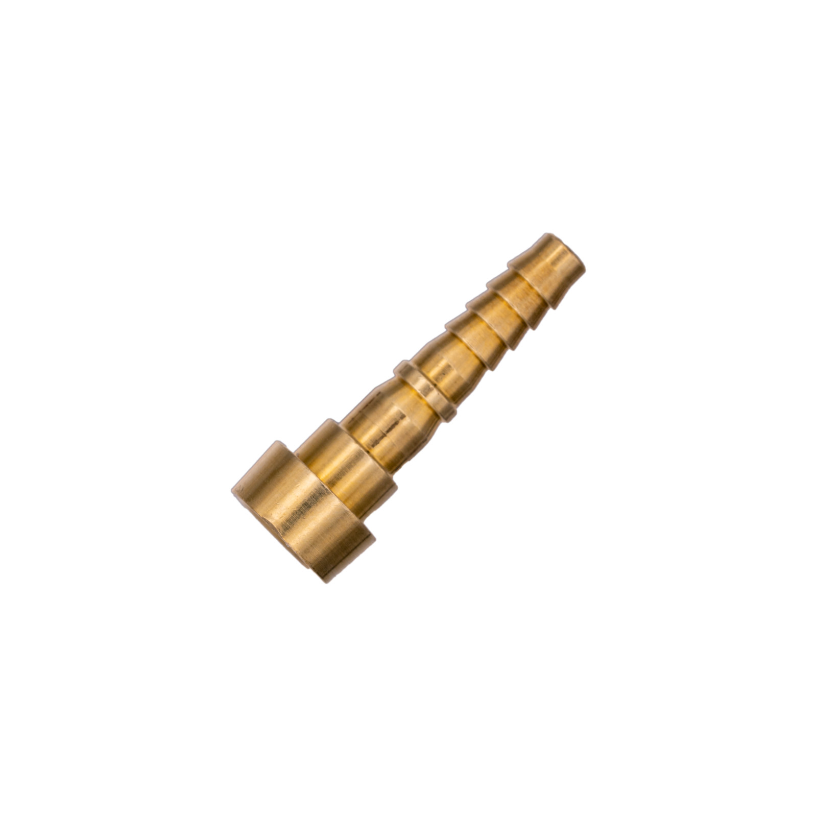 Flo Supply Race Hose Brass Insert - Attaches 6AN nut to 4AN Insert