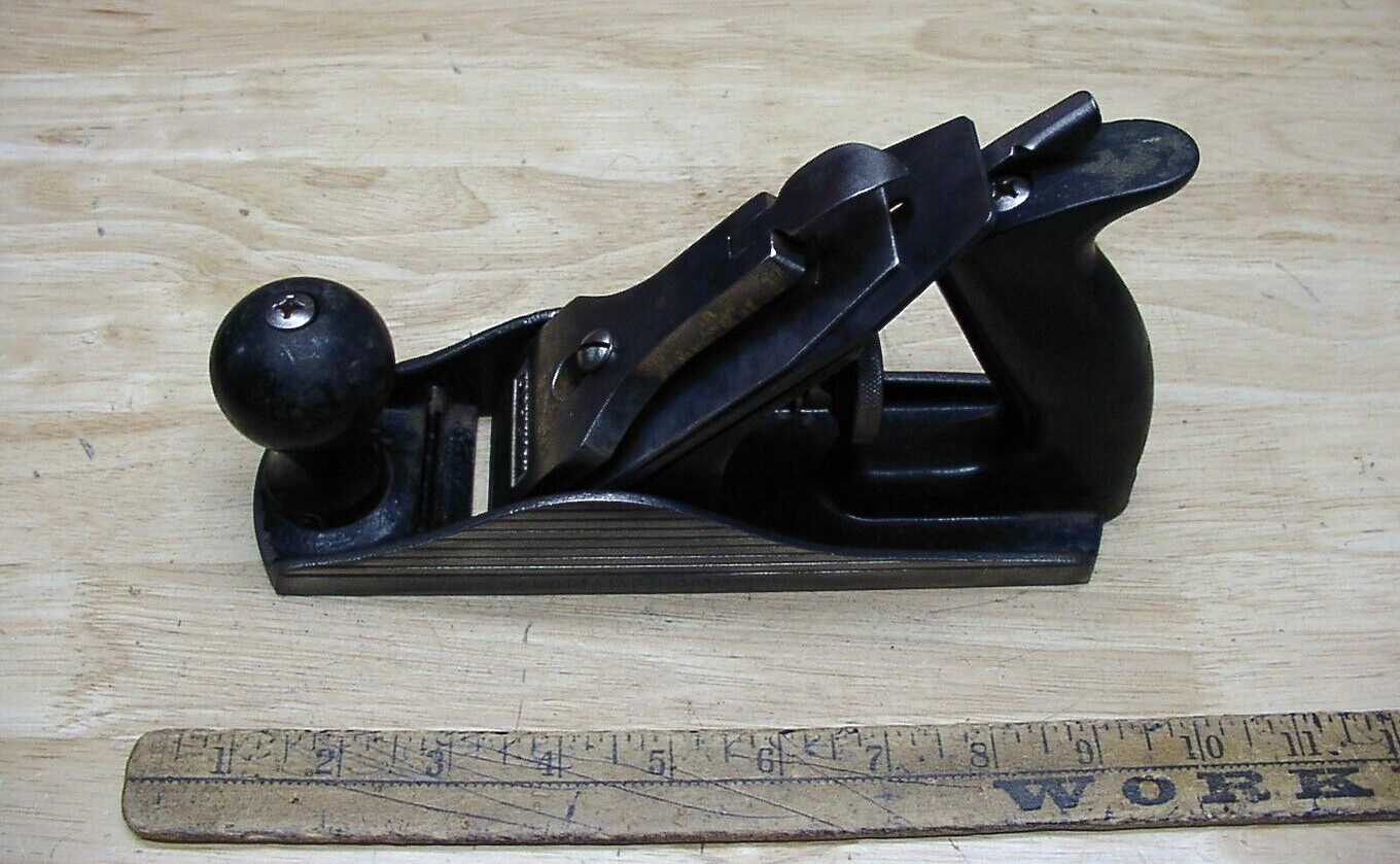 Craftsman Crown Logo Corrugated Side Plane,2-1/2" X 9-1/4",W/Intact Handles,VGC