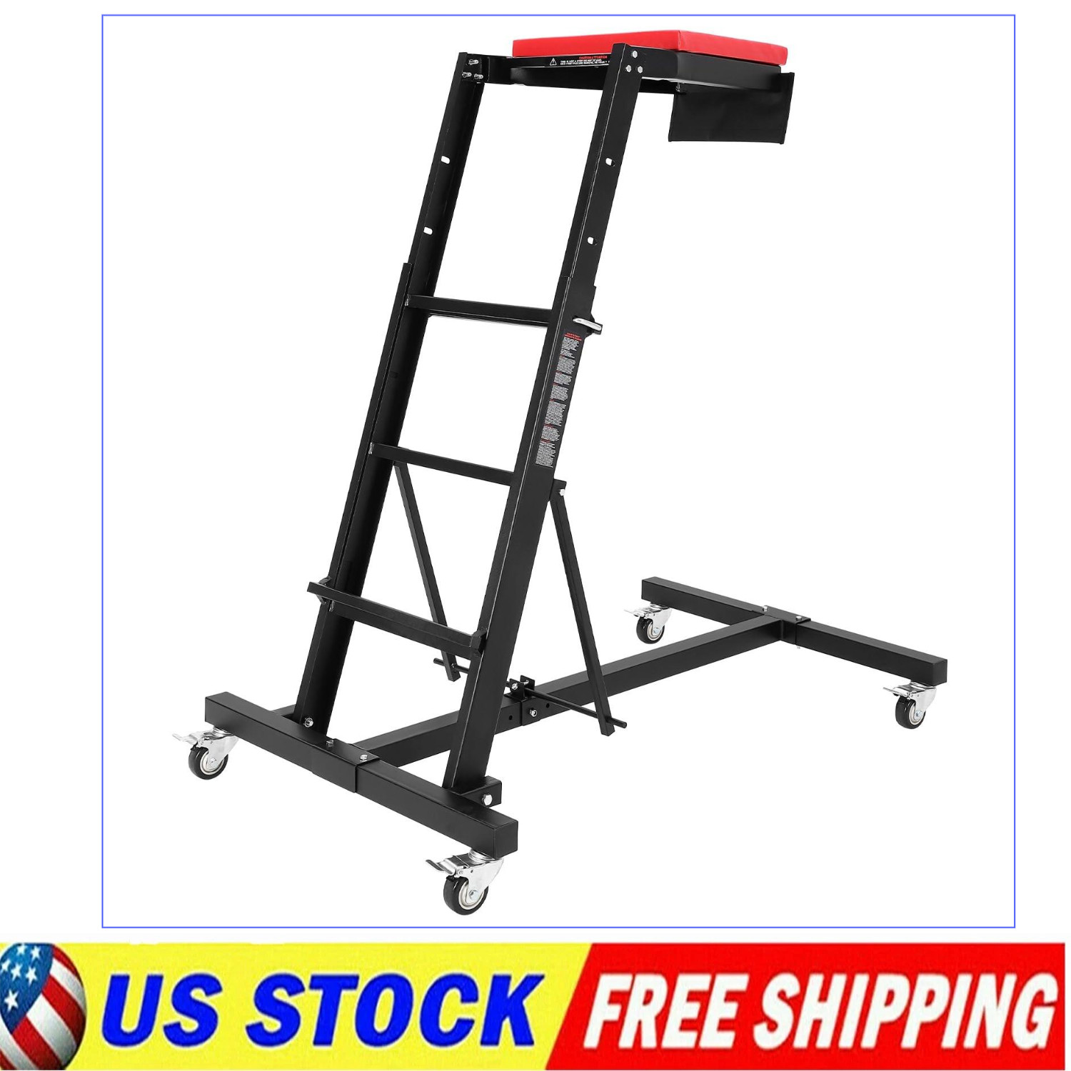 🔥Heavy Duty Topside Automotive Engine Creeper 400 Lbs Foldable High Crawler