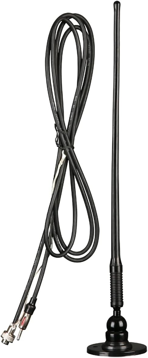 MAGNADYNE RV73 OEM UNIVERSAL 15" SIDE OR TOP MOUNT RUBBER ANTENNA *C17