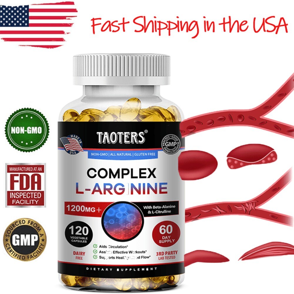Nitric Oxide Complex - Amino Acids Support Heart, Circulatory and Immune Health