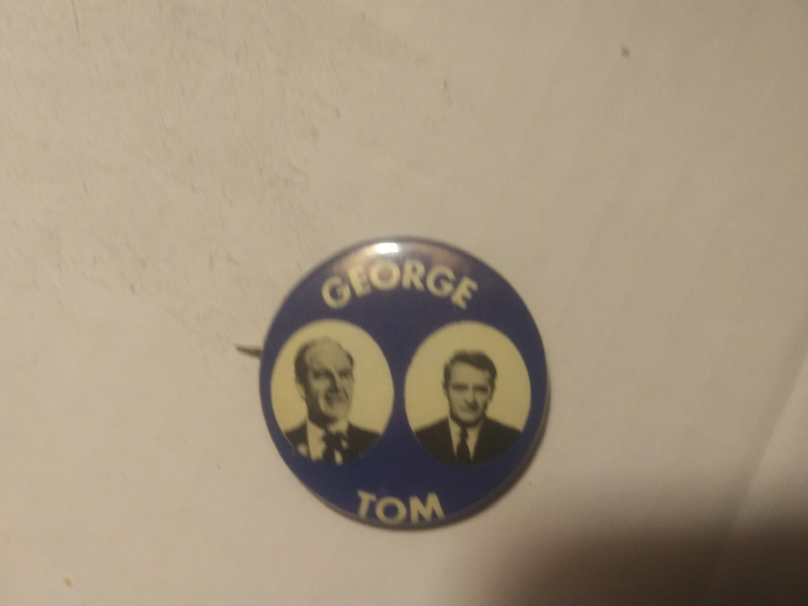 George McGovern Tom Eagleton Pin Back Campaign Button photo presidential jugate