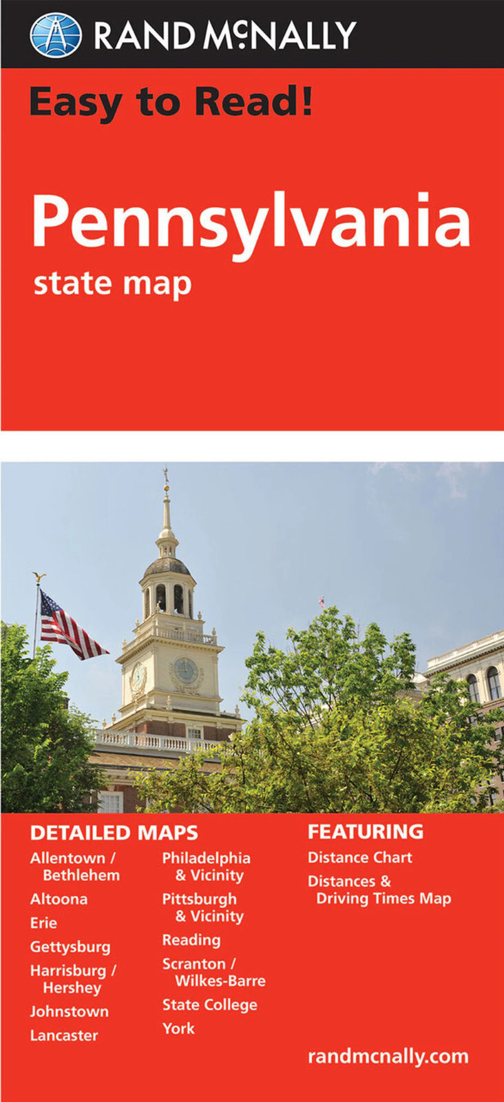 Rand McNally State Maps: Ohio and Pennsylvania (2 Maps)