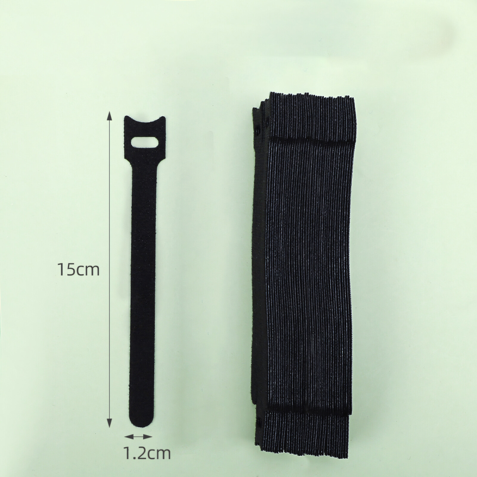50x Hook and Loop Cable Ties Reusable Magics Cords Organiser Strap Tidy Grip