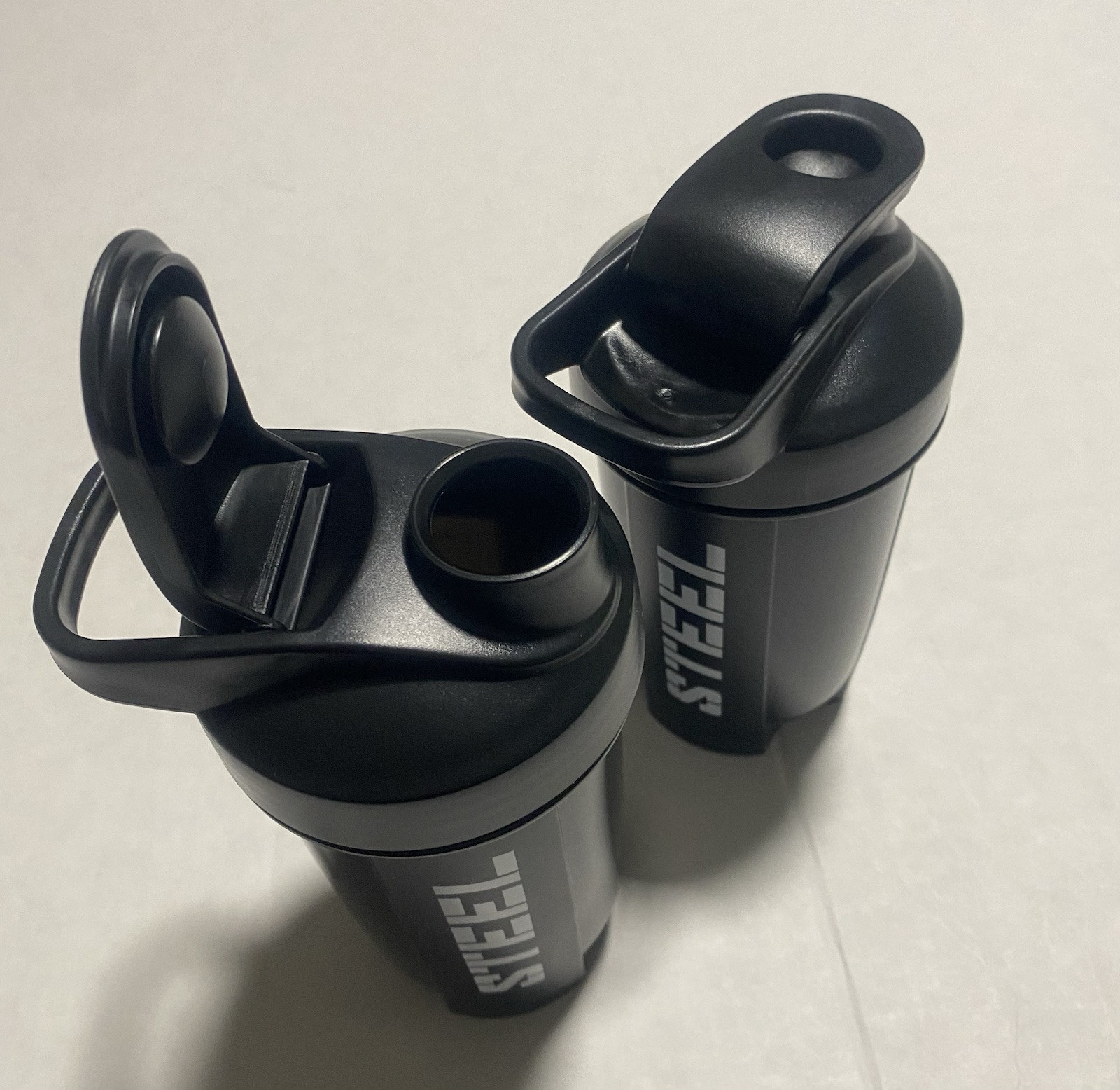 STEEL 14oz Black Bottle 2PACK NEW
