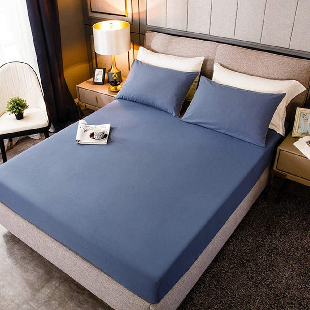 Queen Size Premium Cotton Fitted Sheet Only - 300 Thread Count Pure Natural Cott