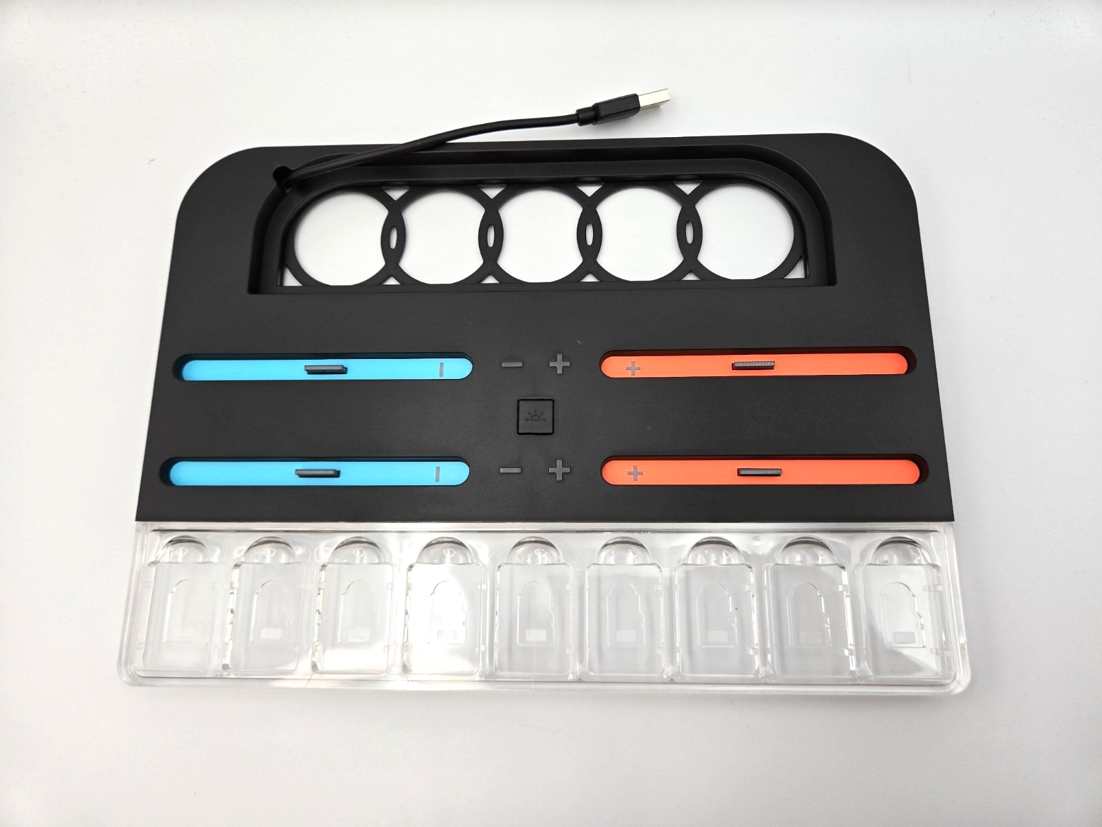 Charging Dock for Nintendo Switch 2 Console & Joy-Cons, 9 Game Slots+ Screen Pr