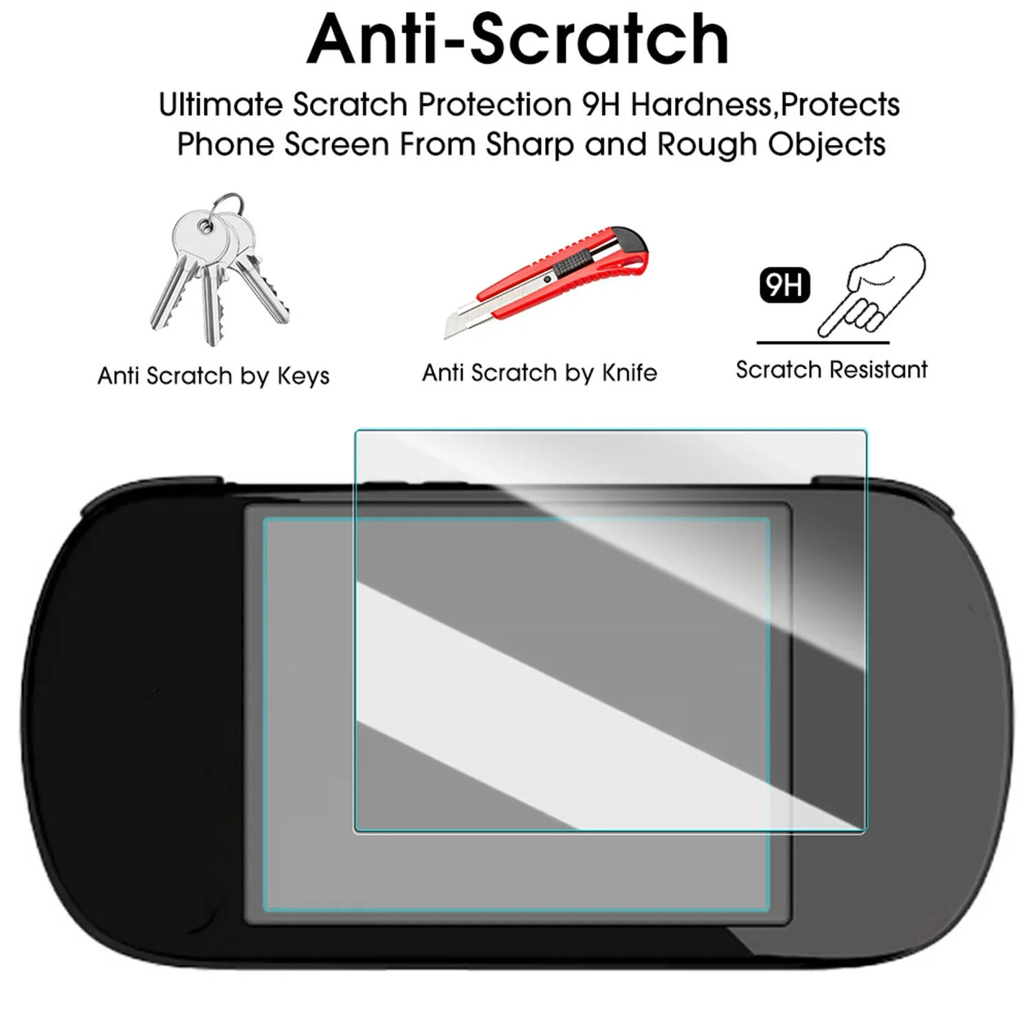 2PCS Tempered Glass Film Cover Screen Protector For Anbernic RG40XX H 40xxh