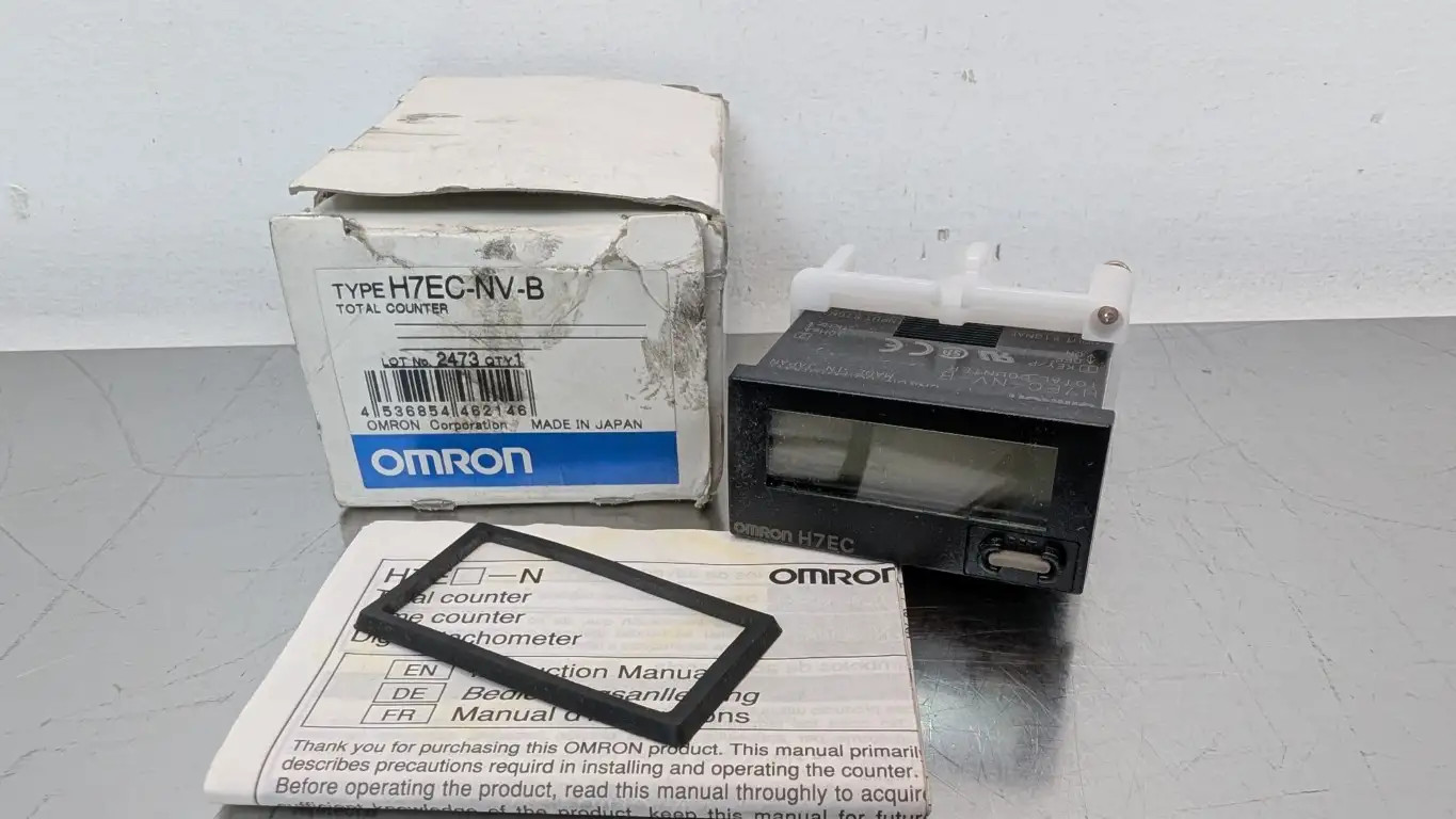 Omron H7EC-NV-B Total Counter 4.5-30VDC 8-Digit 0-99999999