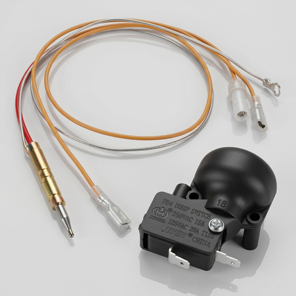Propane Tank Top Patio Heater Thermocouple with FD4 Dump Switch Replacement Part