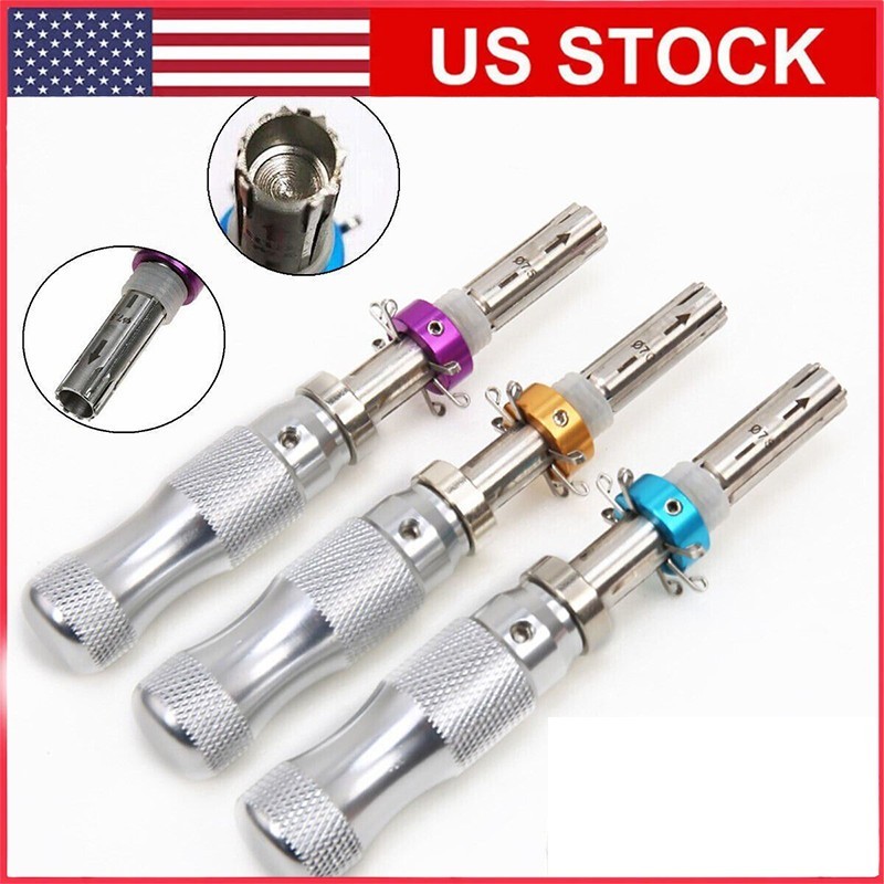 3* Tubular 7 Pins Tool Accessories Stainless Adjustable Tool Set 7.8mm 7.5mm 7mm