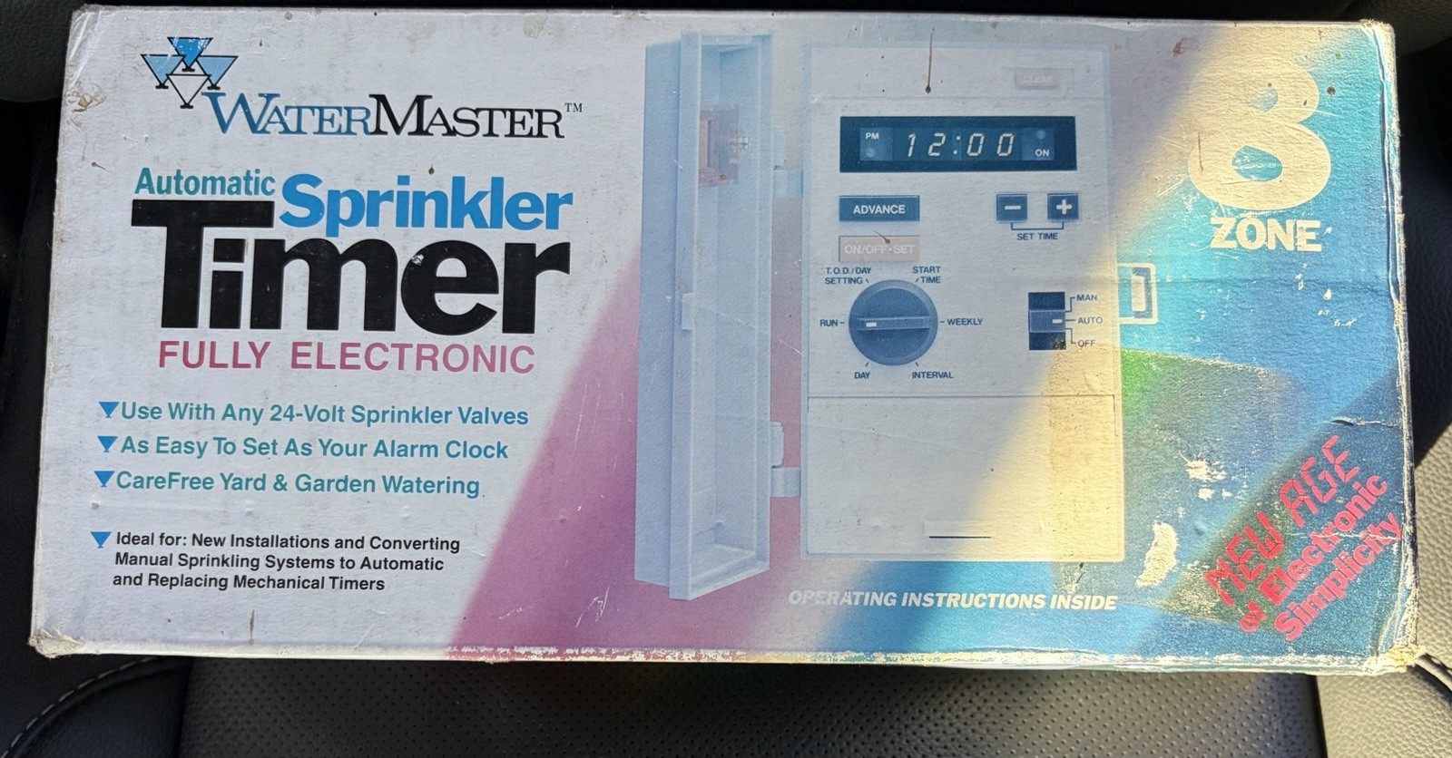 WATERMASTER Automatic Sprinkler 8 Zone Timer w/Transformer Fully Electronic! NEW