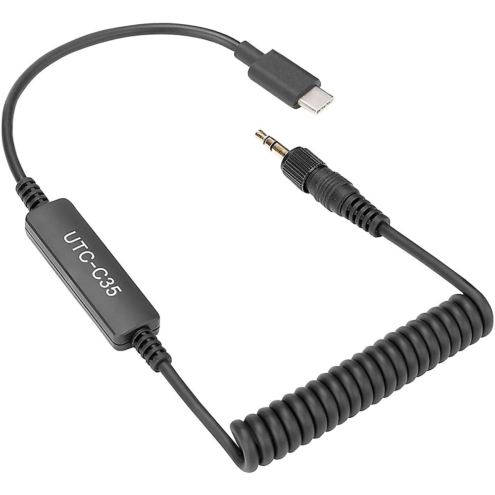 Saramonic UTC-C35 Locking 3.5mm Male to USB Type-C Cable w A-D Converter Cable