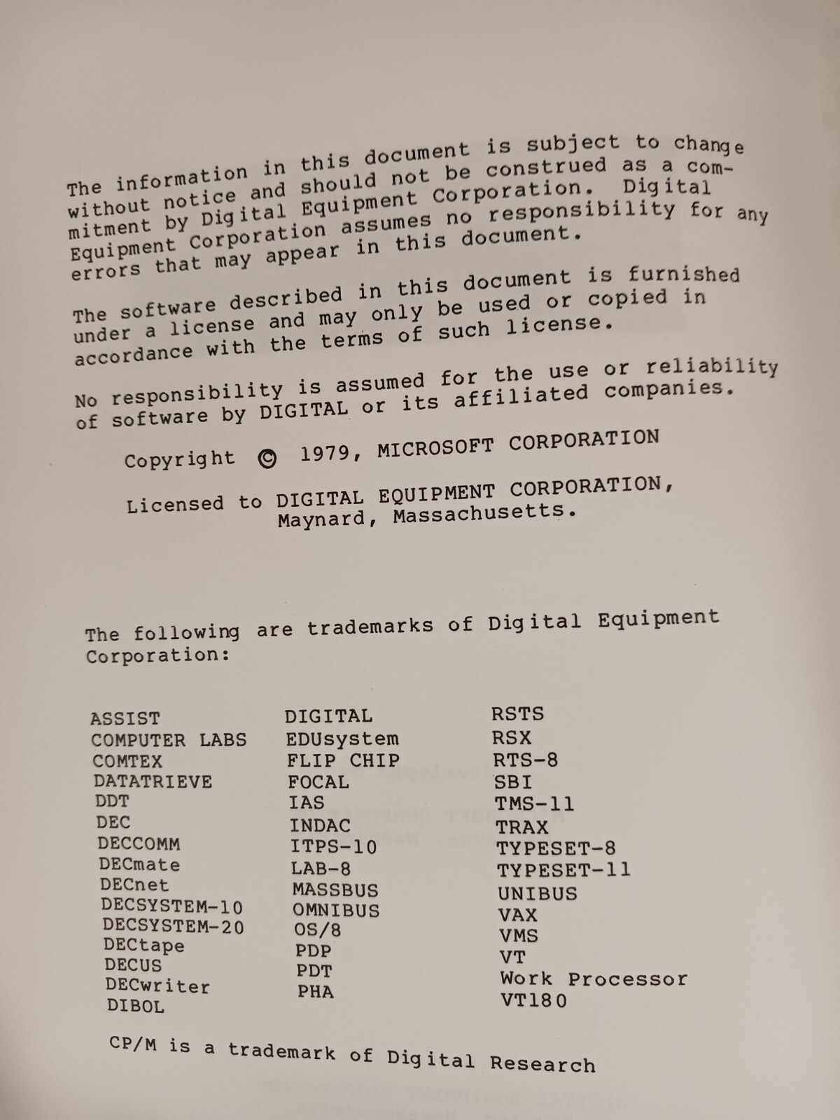 MBASIC VT180 V5.21: BASIC-80 Reference Manual, Getting Started with MBASIC VT180