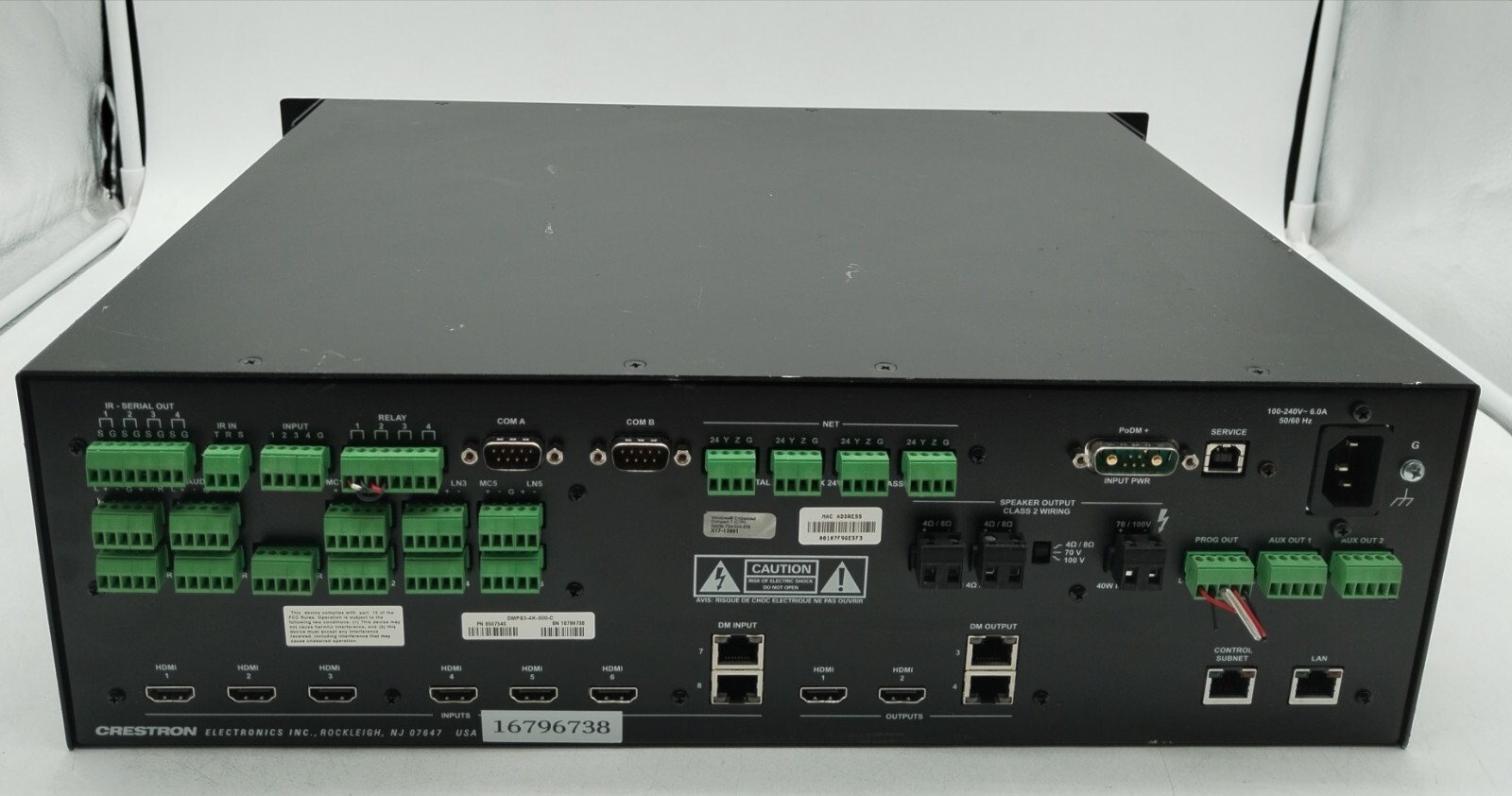 CRESTRON DMPS3-4K-300-C DIGITAL MEDIA 4K PRESENTATION SYSTEM