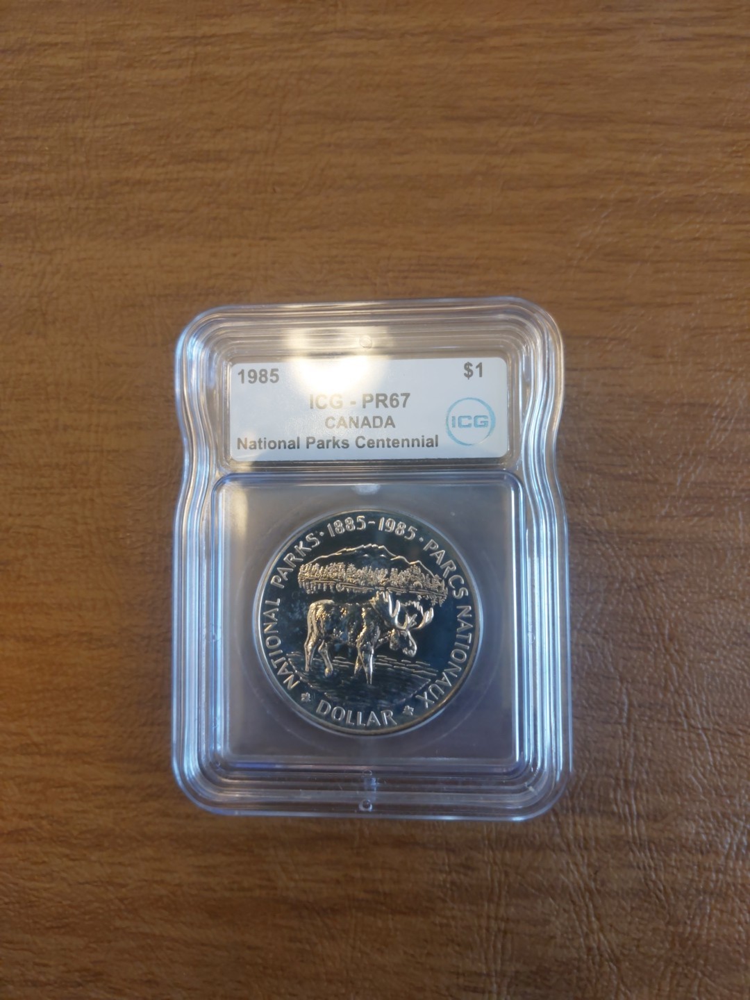 1985 National Parks Centennial Proof 67 Silver Dollar 50% Silver