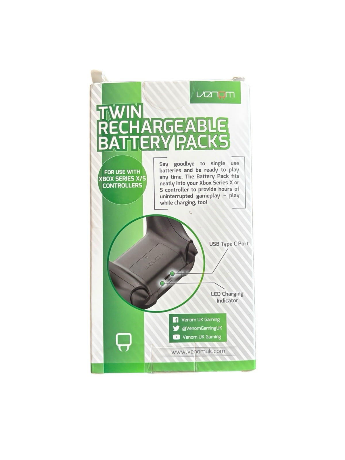 READ DESC Venom Xbox Series X Series S Controller Rechargeable Battery Pack