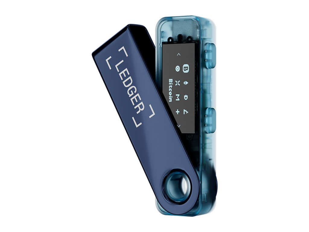 Ledger Nano S Plus, Hardware Wallet, Neptune Blue