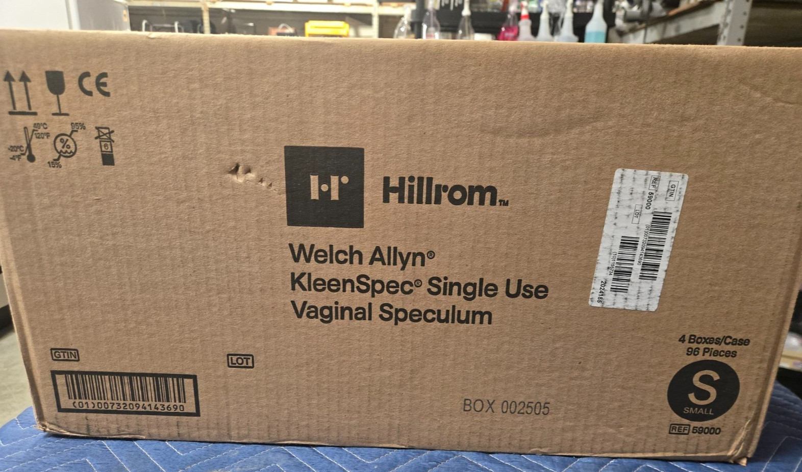 NEW Case of Welch Allyn 59000 KleenSpec 590 Series Disposable Vaginal Specula