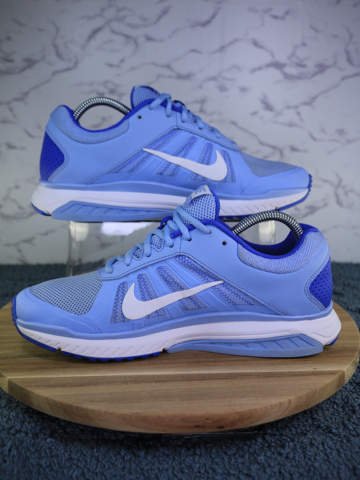 Nike Dart XII Shoes Blue White Running Sneakers Gym Sport 831535-403 Women Sz 11