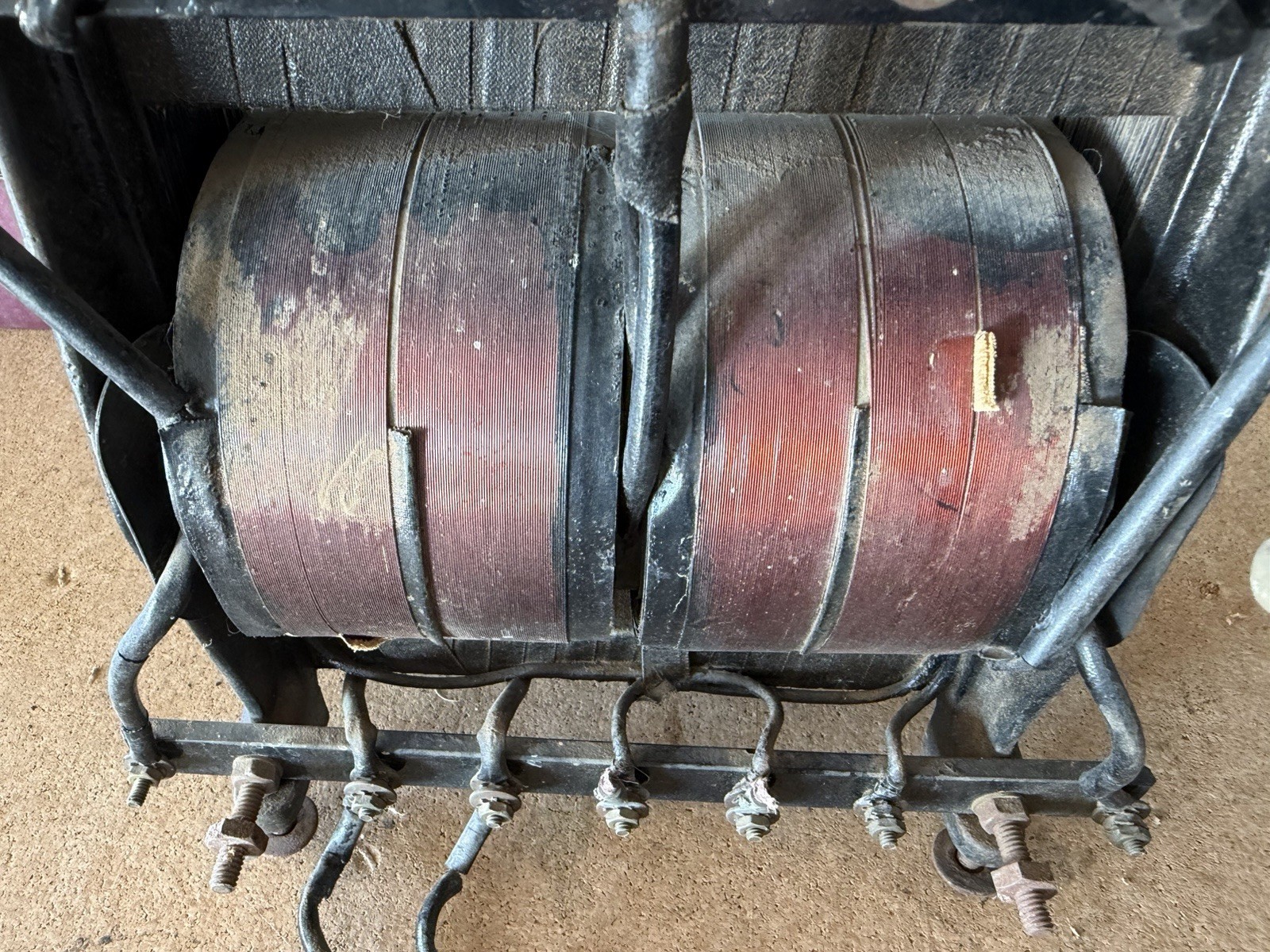 Antique 1920’s Thordarson (?) Large Open-Frame Transformer for display