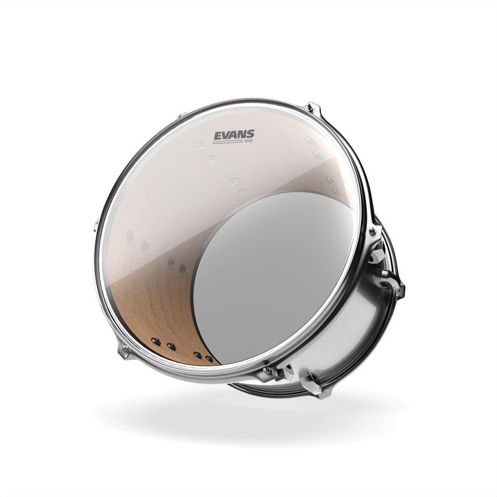 G12 Clear Tom Drumhead, 14 Inch Replacement Drum Head Accessory