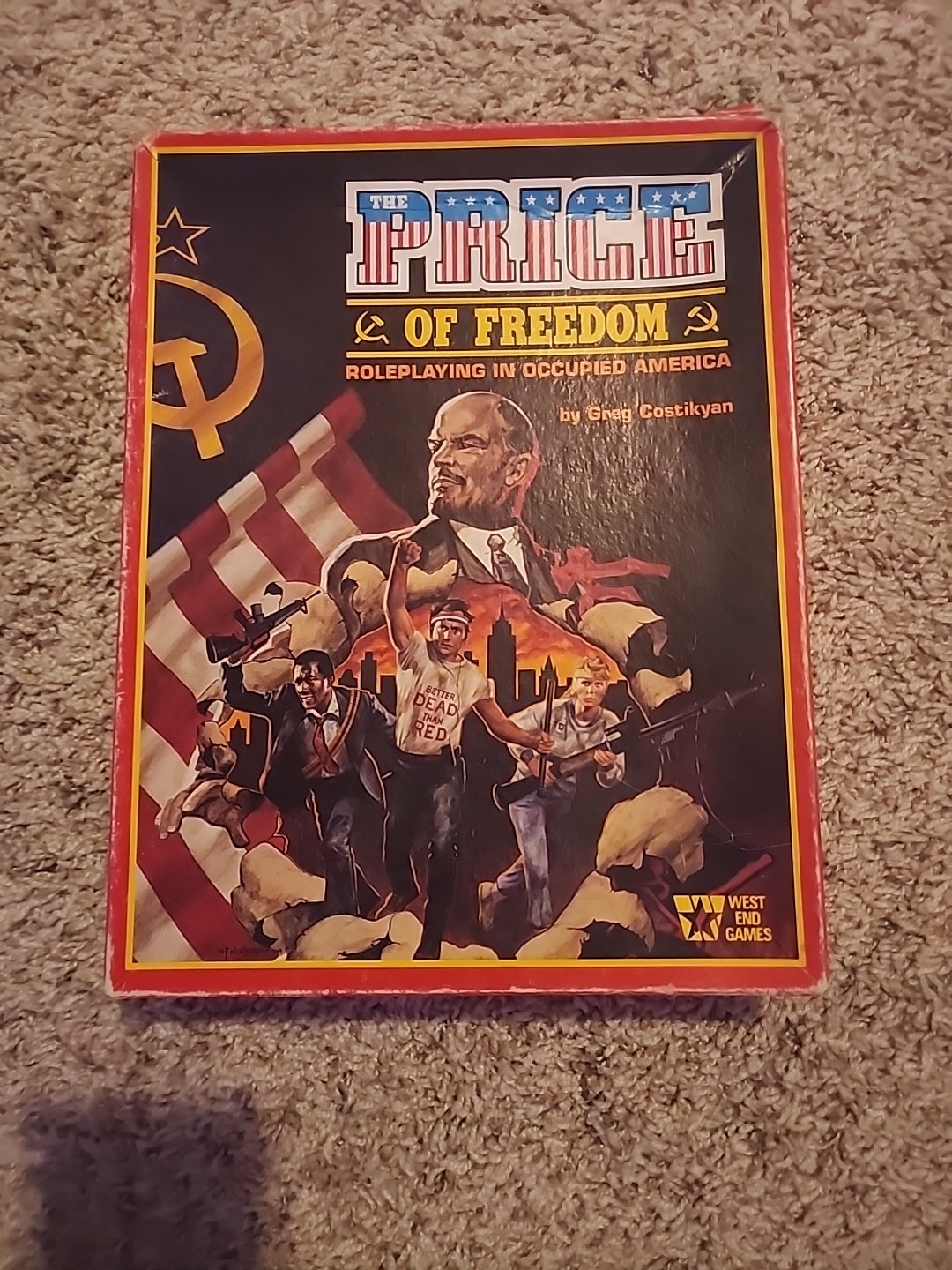Price Of Freedom Roleplaying Game - Incomplete- COUNTERS ONLY