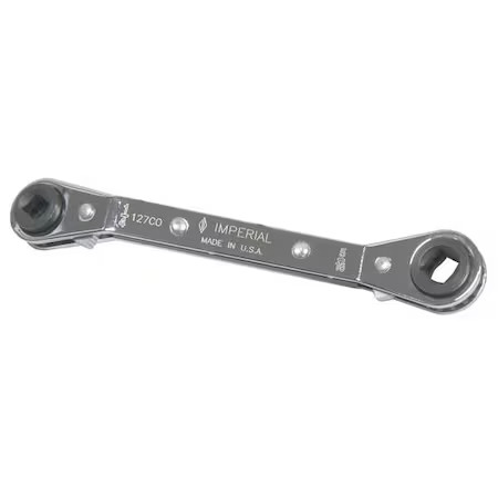Imperial 127-Co Ratcheting Refrigeration Wrench, 5-3/8 In