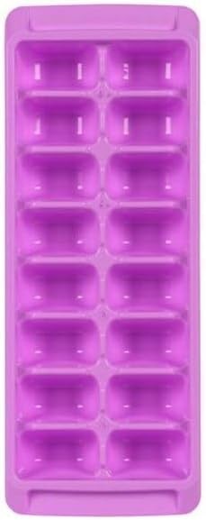 Easy Release Ice Cube Tray (2 pack, Orchid light purple)