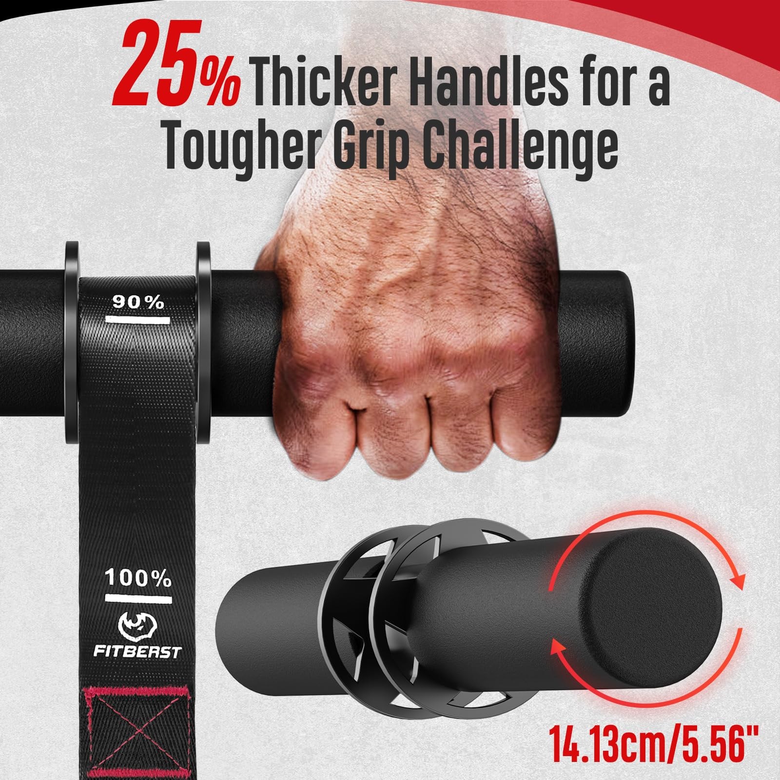 Forearm Strengthener & Wrist Roller - Forearm Strength Trainer