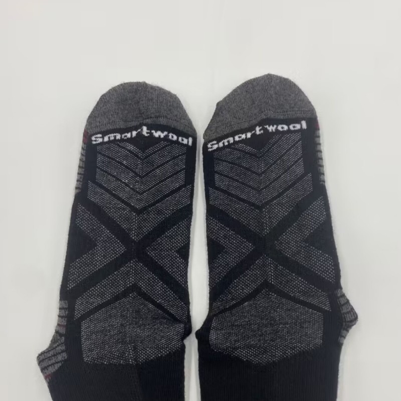 Smartwool 3 Pack Men's hike Randonnee Crew Socks Light Cushion Size Large black
