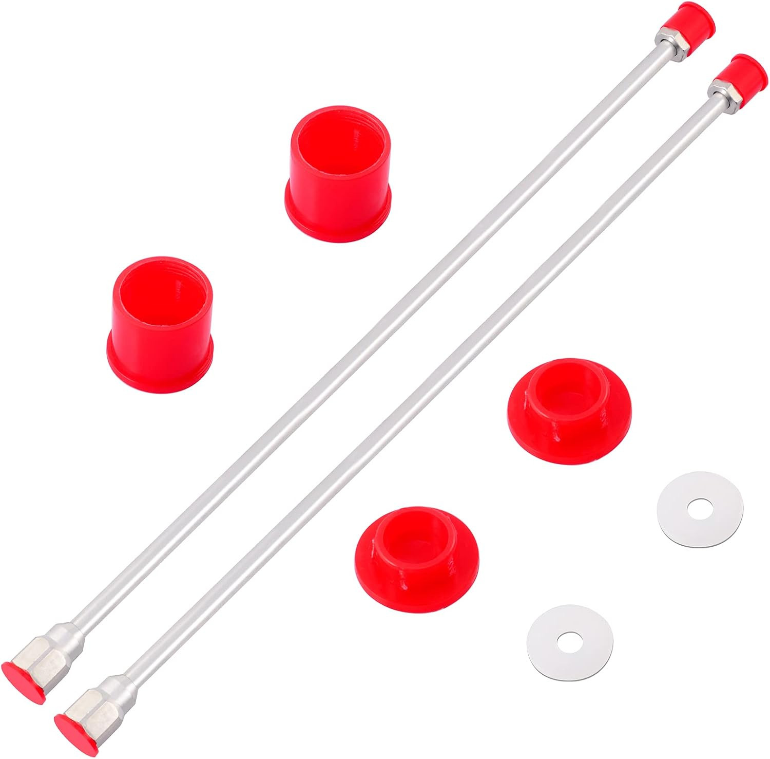 40 Inch/100Cm Airless Sprayer Gun Tip Extension with Red Guard, Airless Paint