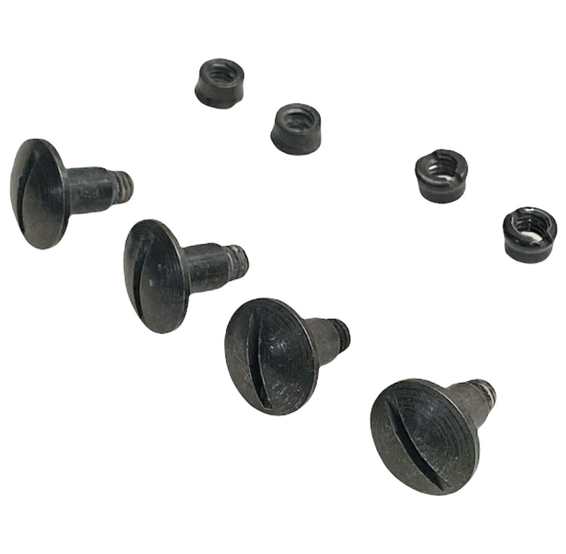 ACH MICH LWH HELMET GENTEX 4-Point CHINSTRAP Replacement Hardware SET Screw Nut
