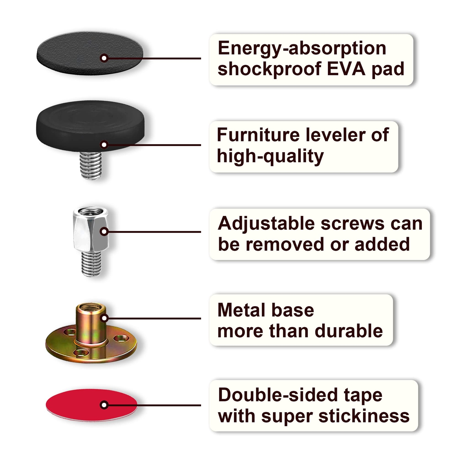 Adjustable Anti-Shake Bed Frame Tool – Easy Install Prevents Headboard Movement