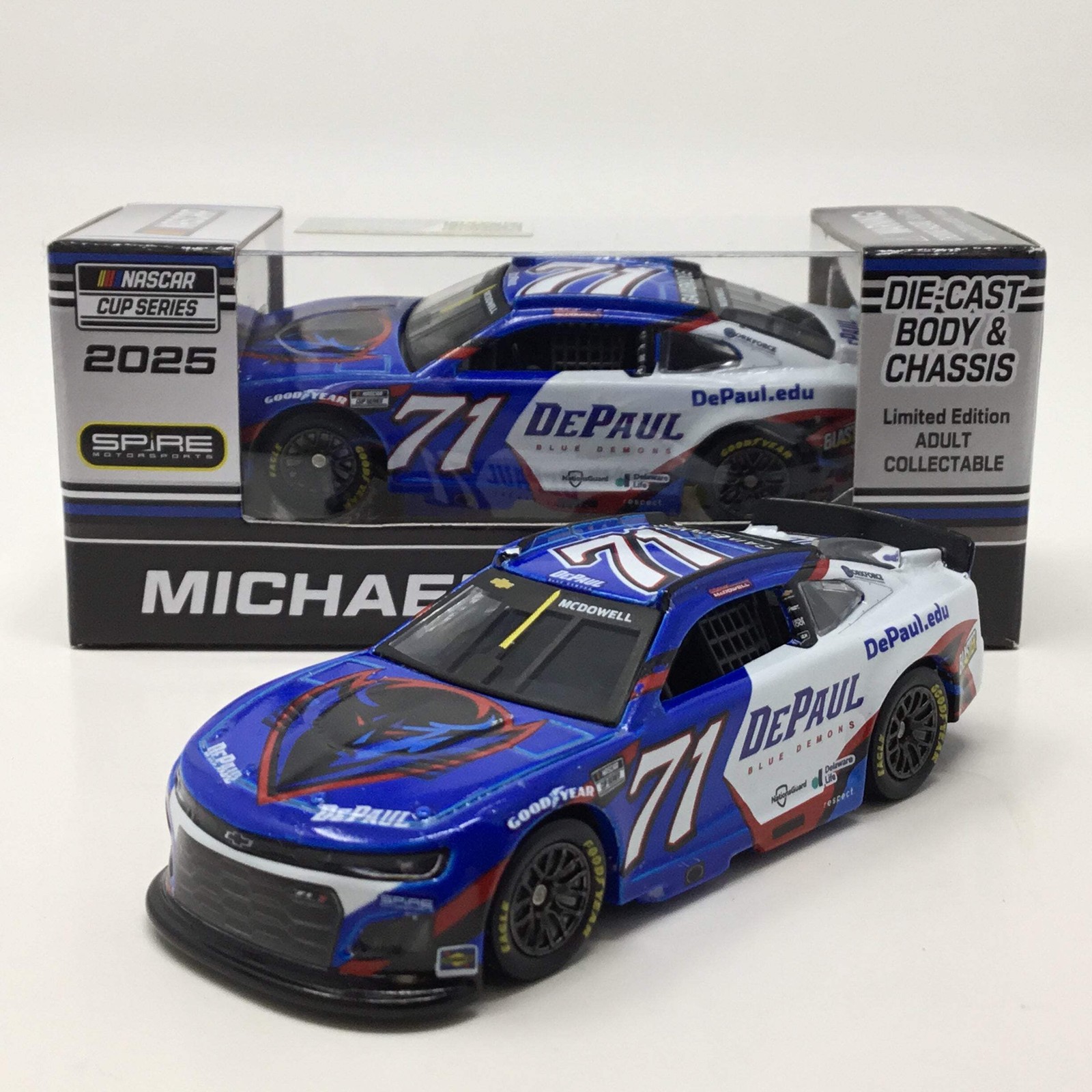 Michael McDowell 2025 DePaul University 1:64 Diecast