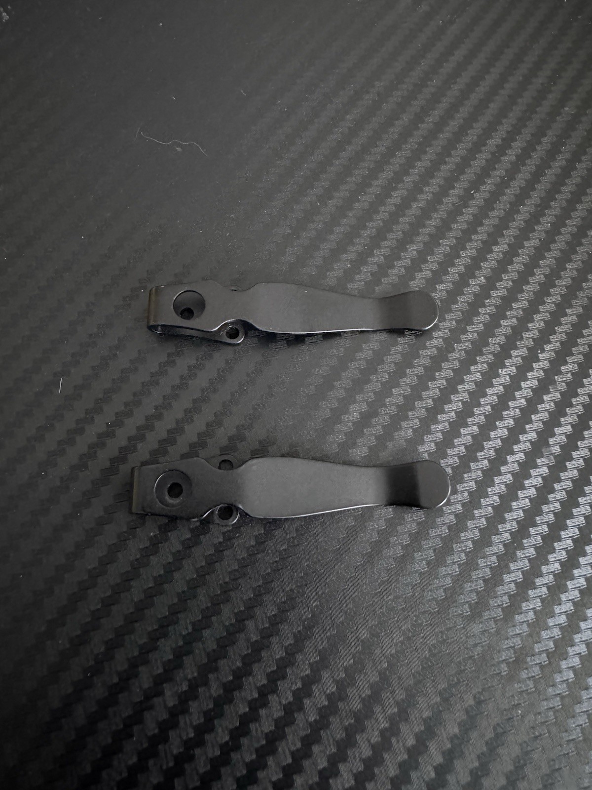 2 Unit Pocket Clip For Spyderco Shaman (no Knife)