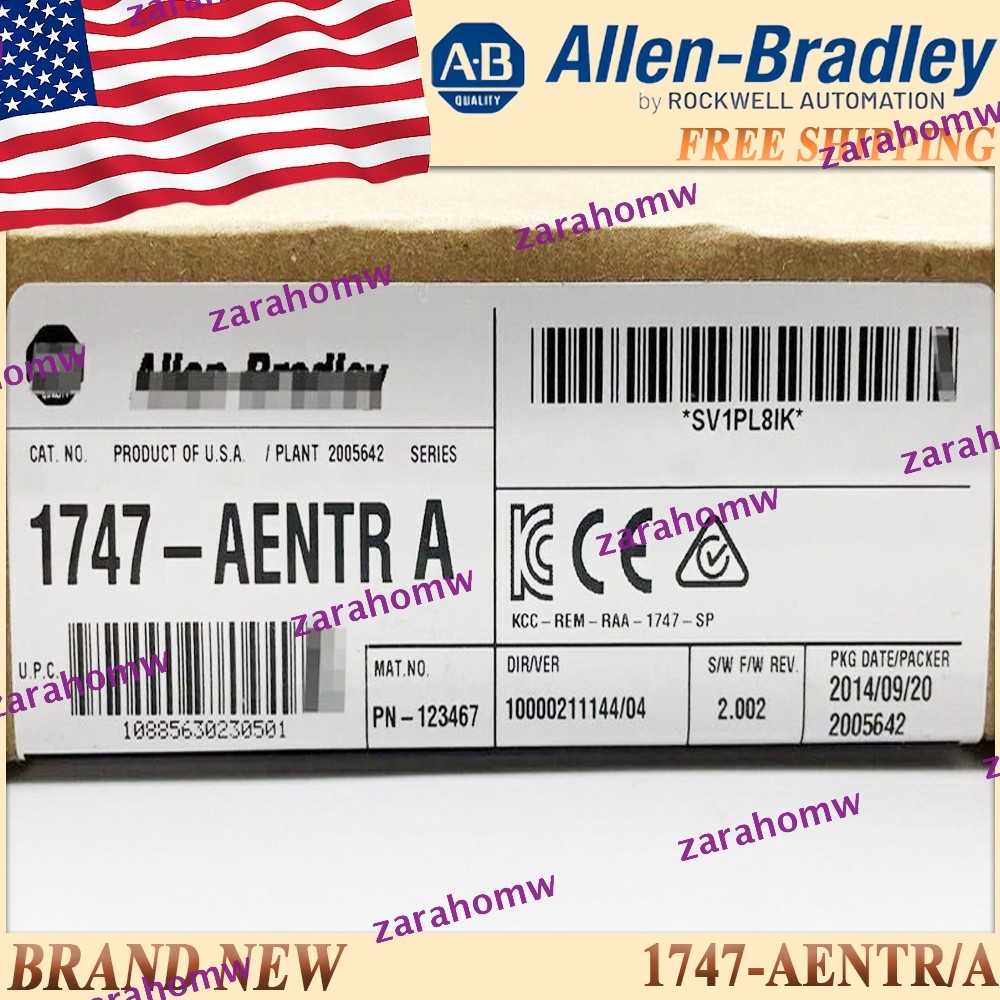 Original Sealed AB 1747-AENTR/A SLC Ethernet/IP Adapter 1747AENTR serA Free Ship