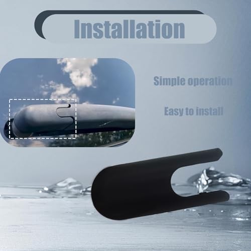 Rear Windshield Wiper Arm Nut, Rear Windshield Wiper Arm Cover Cap Compatible