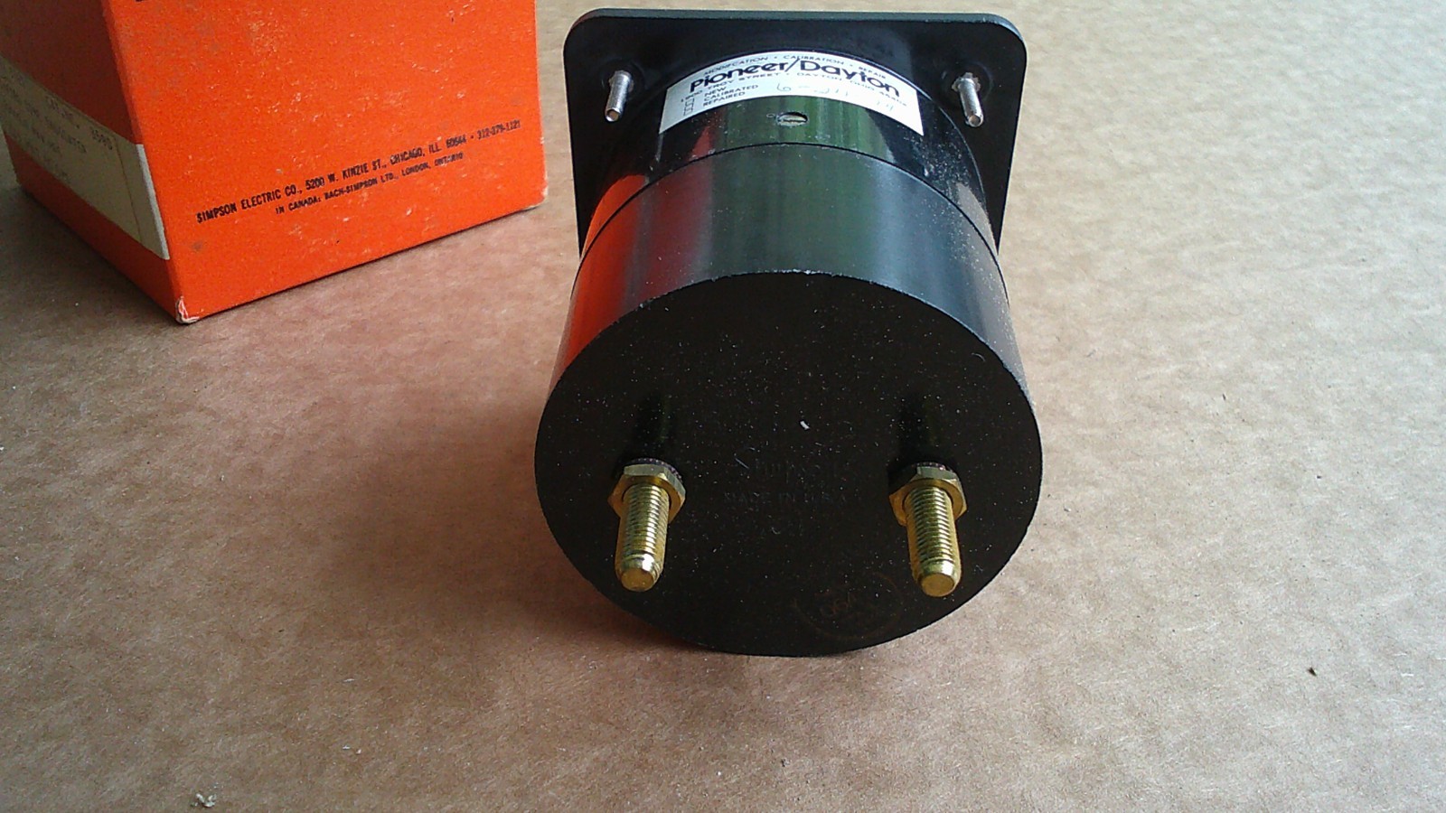 Vintage Simpson 57ET Elapsed Time Indicator Hour Meter NOS