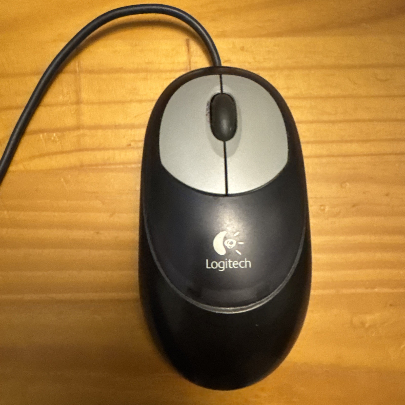 Vintage Logitech M-BJ67B Wired Mouse TESTED WORKING