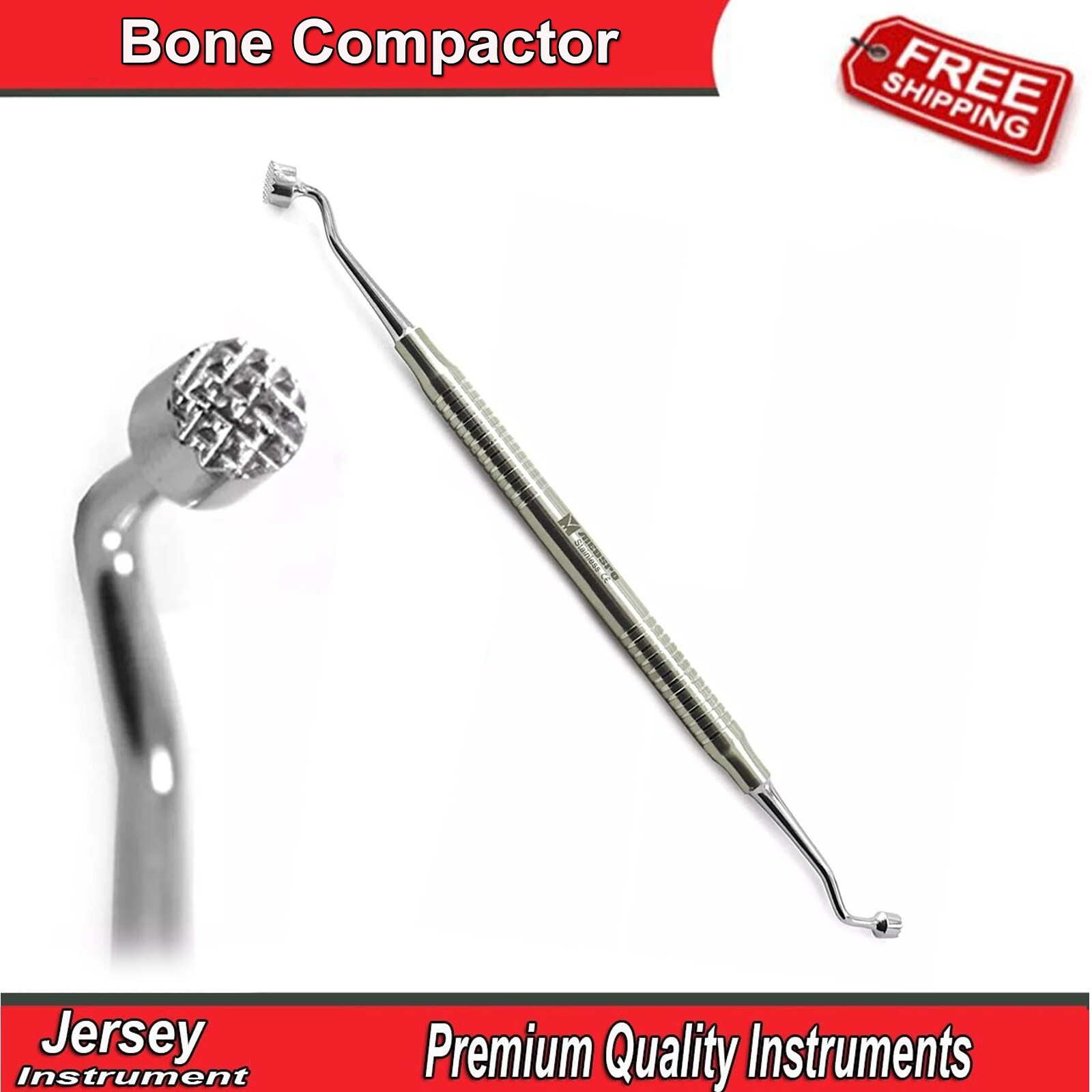 Bone Graft Compactor Plugger Condenser Dental Implant Bone Grafting Instruments