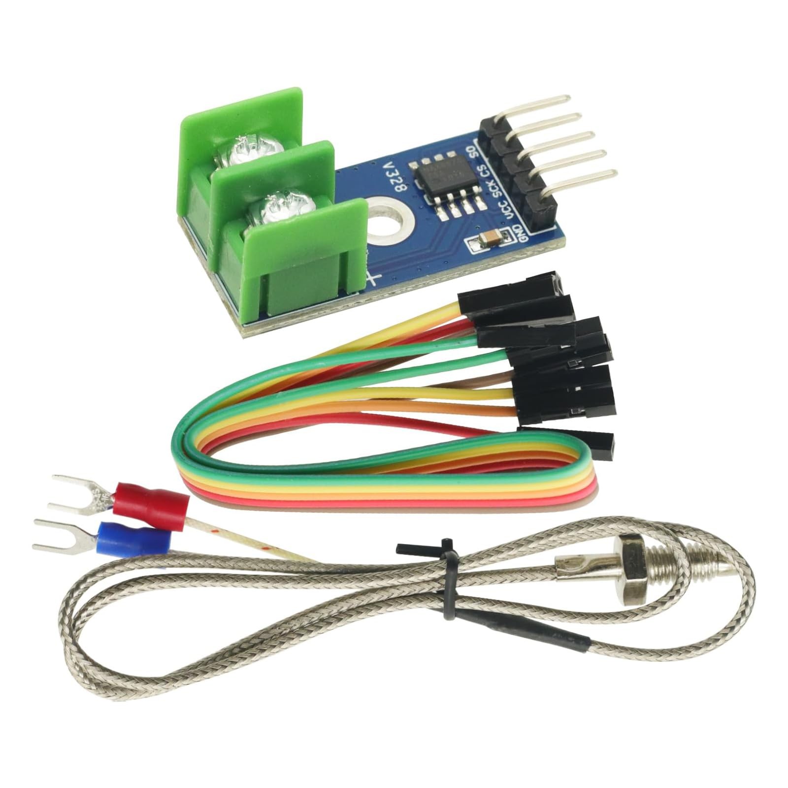 DC 35V MAX6675 Module K Type Thermocouple Temperature Sensor Set M6 Screw