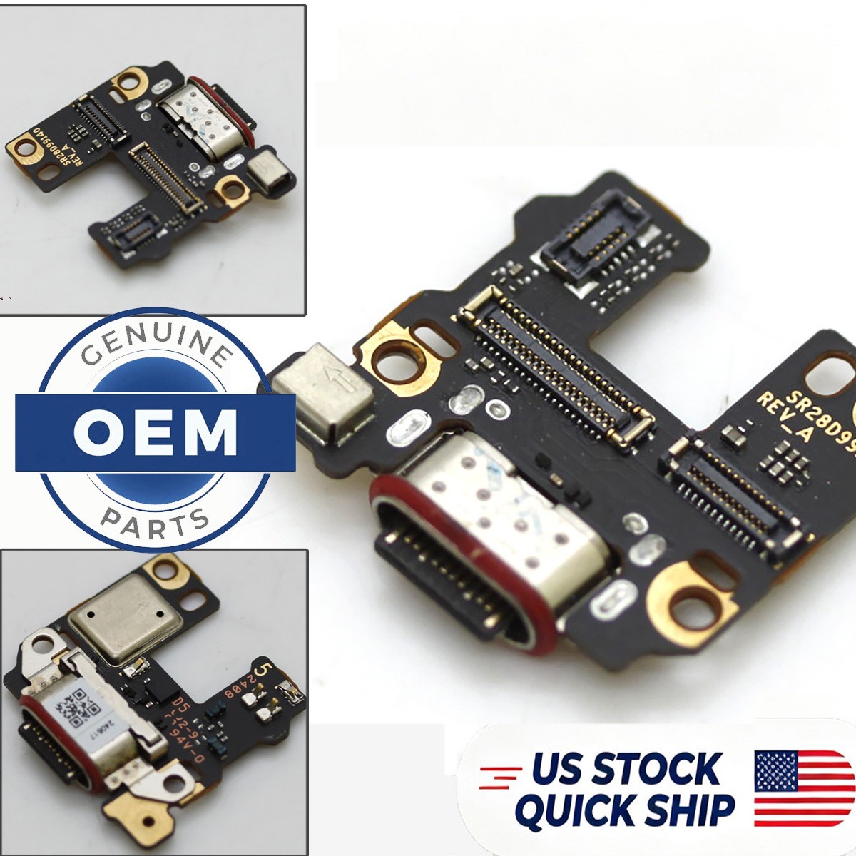 OEM USB Charger Charging Port Board Connector for Motorola Edge 2024 XT2405
