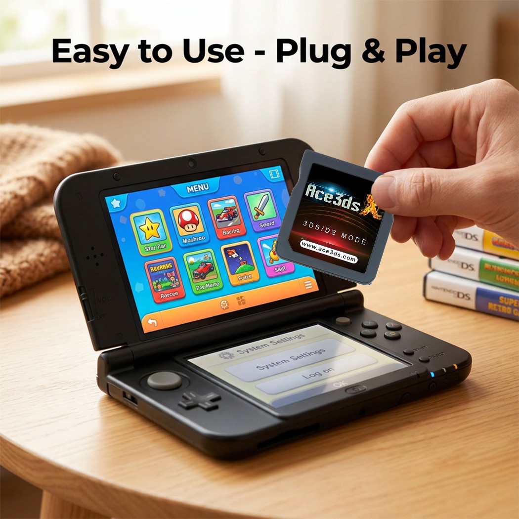 ACE3DS X SDHC For 3DS /2DS/DSi/DS Lite/DS to play NDS games Revolution Cartridge