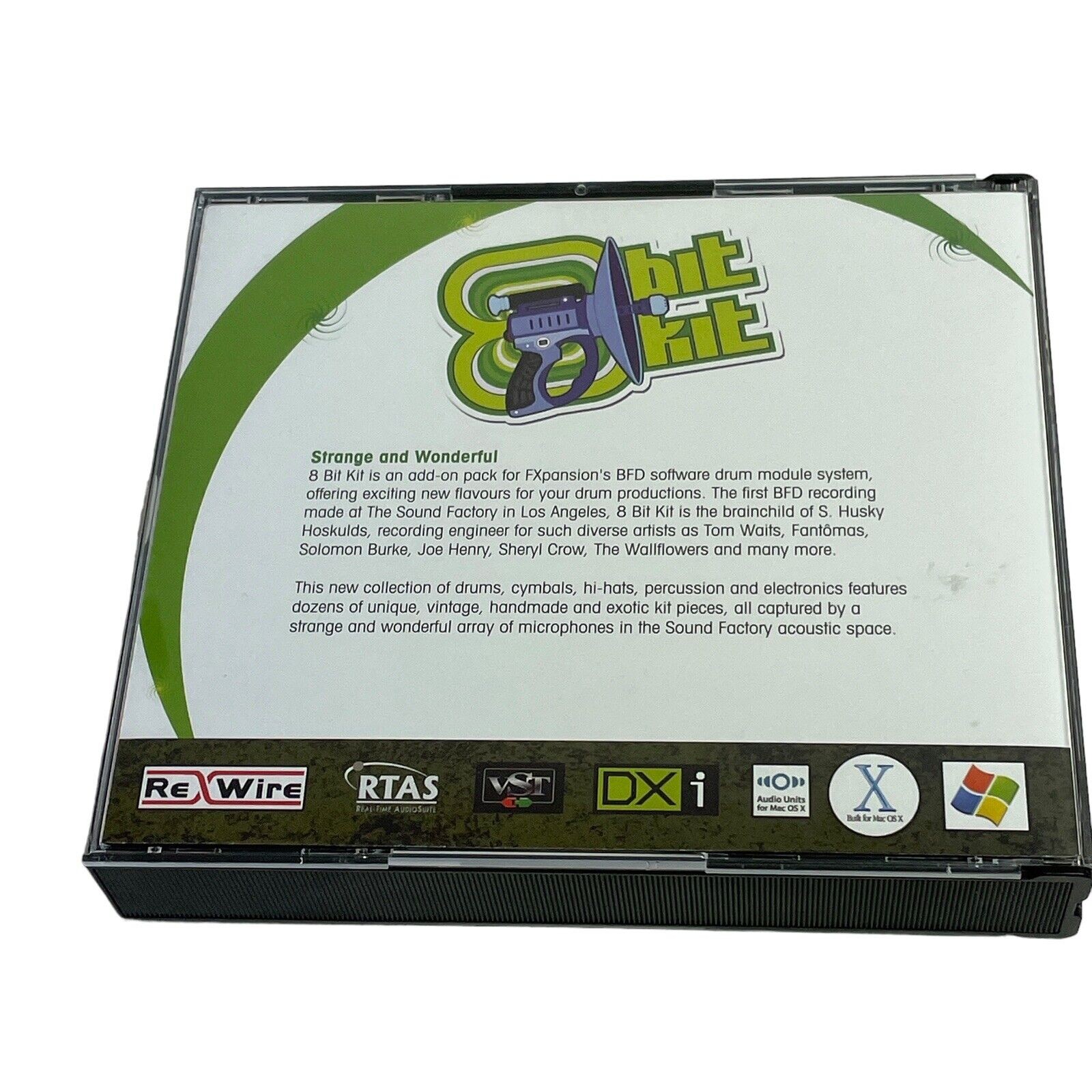 BFD Eight Bit Expansion Pack Software Drum Module System 3 Disc DVD