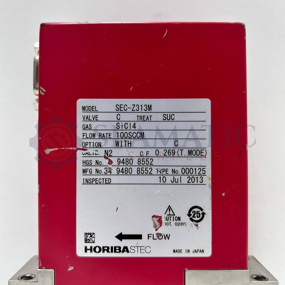 HORIBASTEC SEC-Z313M Mass Flow Control, V#1202