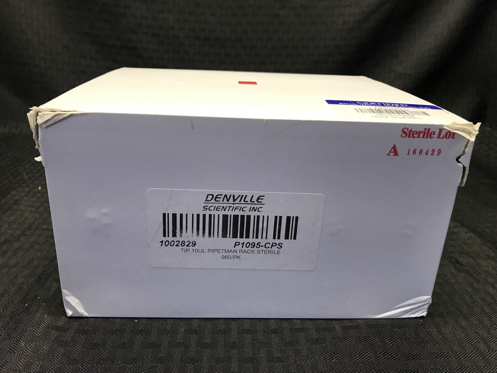 (960/Pk) DENVILLE 10uL Pipetman Pipet Tips 96x10 Sterile P1095-CPS