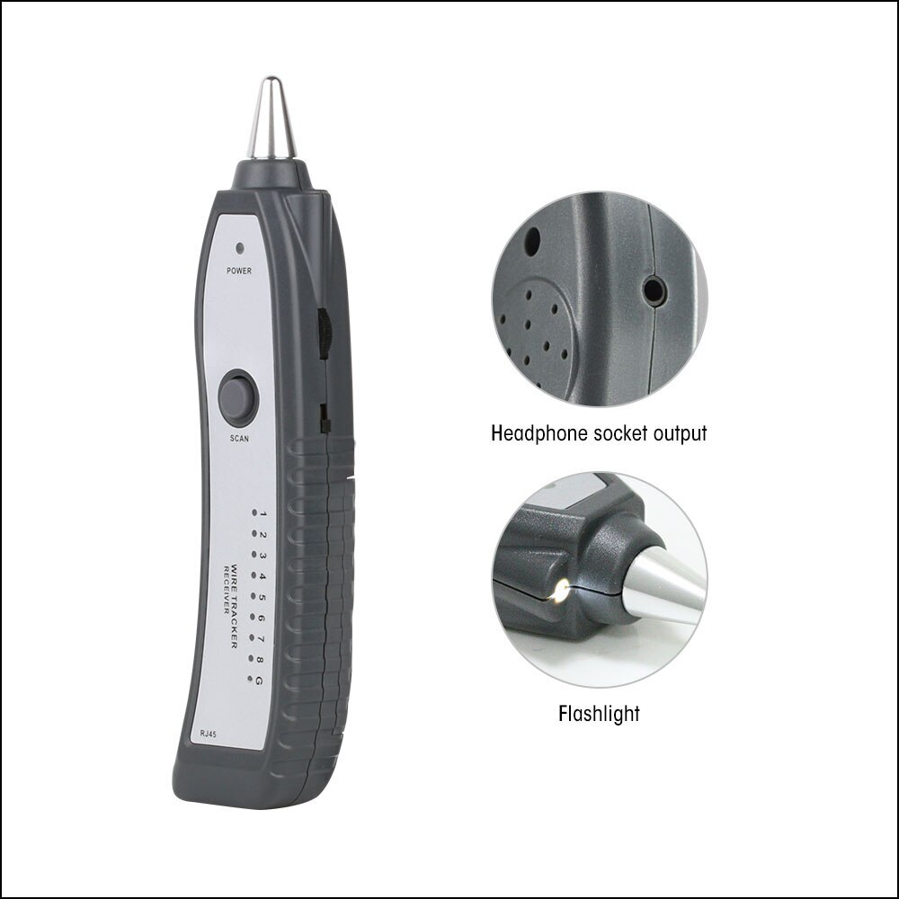 Wire Tracker Network Cable Tester Power Cable Detector Telephone Wire Tracker