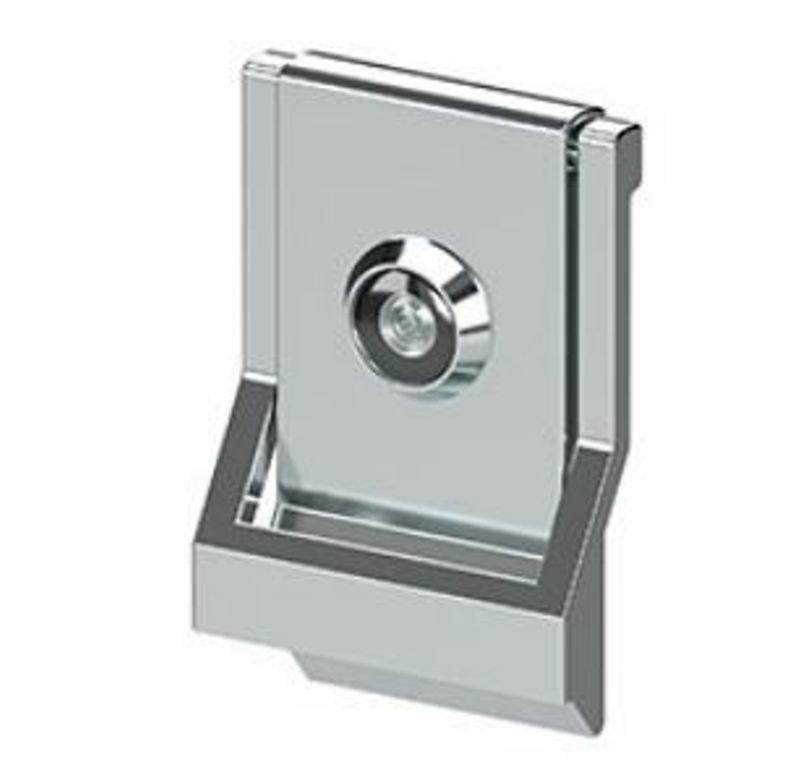 Deltana DKMV4 Modern Door Knocker  with Viewer | Solid Brass