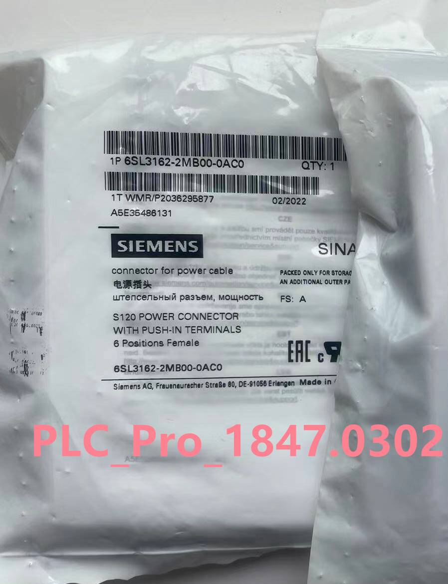 6SL3162-2MB00-0AC0 1PCS Brand New Siemens 6SL3 162-2MB00-0AC0  Fast delivery